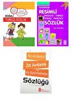 Resimli Türkçe Sözlük-Resimli İngilizce Sözlük-Eş Anlamlı,Zıt Anlamlı Kelimeler Sözlüğü