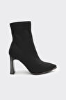 Topuklu Fermuarlı Kadın Bot