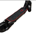 Elektrikli Scooter Aksesuar Koruyucu Paspas Segway Ninebot Max G3 Uyumlu Kırmızı Kurt Armalı