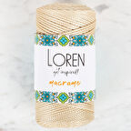 Loren Macrame Bej El Örgü İpi - RM 036 - 34326