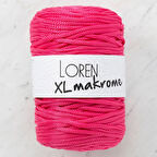 Loren XL Makrome Fuşya El Örgü İpi - R013 - 33713
