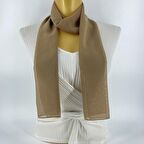 PAREDORA Açık Kahve Uzun Fular