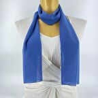 PAREDORA Okyanus Mavi Uzun Fular