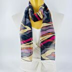 PAREDORA Didim Siyah  Uzun Fular