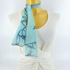 PAREDORA İmza Turkuaz Kısa Fular