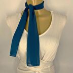 PAREDORA Okyanus Mavi Kısa Fular