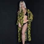 PAREDORA Yeşil Zero Desenli  Kimono Pareo