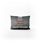 PARADERO Keep Calm And Play Games Yastık Kılıfı
