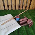 ZEYTİN TIRMIĞI + ZEYTİN DİLME APARATI + FIRÇA SAPI + 5x6 ZEYTİN SERGENİ JÜT ZEYTİN TOPLAMA TARAĞI TABAN ÖRTÜSÜ ZEYTİN ÇİZME ALETİ