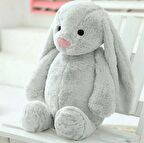 HEDİYELİ- Uyku Arkadaşım Uzun Kulak Bunny Peluş Tavşan 65 cm