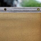 GÖLGELİK FİLE 1,5X18 METRE ÇİT FİLESİ %95 GÖLGE KORUMA KREM 95'LİK BAHÇE ÇİTİ HALKALI KUŞAKLI JÜT GÖLGELİK