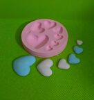 Küçük Kalpler Silikon Kalıp