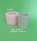 Silindir Saksı Silikon Kalıp