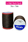 Oyalı 4 Kat Suni İpek İplik İğne Oyası Boncuk İpi Tığ Oyası No:766