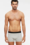 Erkek Gri Compact Sport 2 Li Boxer