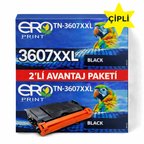 Brother TN-3607XXL Muadil Toner - 2'li Avantaj Paket