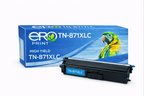 TN-871XLC / Brother MFC-L9670CDN Çipli Mavi Muadil Toner