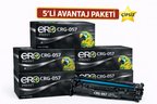 CRG-057 / Canon LBP-236dw Çipsiz Muadil Toner 5'li Avantaj Paket