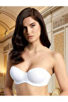 Kadın Destekli Push-up Straplez Sütyen 75-95b