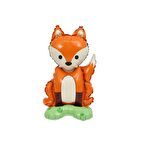 Ayaklı Tilki Folyo Balon 49x26 cm