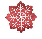 Kırmızı Kar Tanesi Folyo Balon 53x45 cm