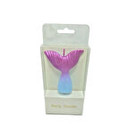 Deniz Kızı Kuyruğu Mum Pembe 12 cm