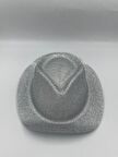 Gümüş Simli Kovboy Şapkası 30x25 cm