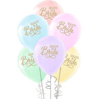 Makaron Team Bride Baskılı Karışık Balon 10 Adet