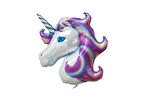 Unicorn Folyo Balon Mor 117x87 cm