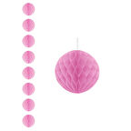 Pembe Petek Süs 10 cm 8 li