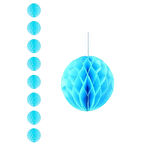 Mavi Petek Süs 10 cm 8 li