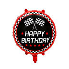 Damalı Happy Bırthday Baskılı 18 inç