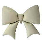 Saten Fiyonk Folyo Balon Krem 98x75 cm