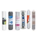 Açık Kasa Arıtma Uyumlu 6'lı Filtre Seti 10 Aşamalı Lg Membranlı