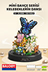 Balody Mini Bahçe Serisi Kelebeklerin Dansı Yapı Bloğu Seti (530 Parça)