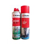 Würth silikon sprey 500 ml + Yağlama sprey HHS 2000 500 ml
