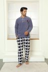 Moda Çizgi WelSoft Polar Erkek Pijama Takımı 6794 Lila