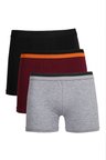 Moda Çizgi Erkek Penye 3'lü Boxer 40096 Çok Renkli