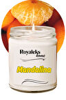 Doğal Özel Seri Kokulu Dekoratif Kavanoz Mum 210 cc - Mandalina Esansı - RYL
