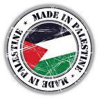 Made In Palestine Filistin Araba Sticker Yapıştırması 17CM