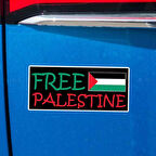 Palestine Flag Filistin Gazze ARaba oto Sticker Yapıştırma 18 CM