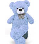 90 cm Papyonlu Sevimli Peluş Şaşkın Ayı - Sevgiliye Özel HEDİYE