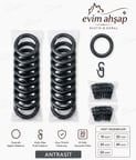 Evim Ahşap Rustik Perde Halkası ve Klips Seti – Korniş Uyumlu Perde Halkaları – Dayanıklı ve Paslanmaz – 10/20/30/40/50 Adet – Renk Seçenekleri Ceviz-Meşe-Siyah-Beyaz-Krem-Gümüş-Antrasit