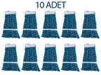 Cod-Ex Yedek Dar Islak Mop Püskül Paspas Başlığı - 17 Cm. - 450 Gr.. - Mavi - 10 Adet