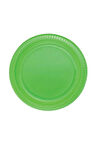 Plastik Tabak 25 Adet Yeşil Kullan At Tabak 22 Cm Doğum Günü Partisi Tabağı