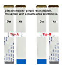 40 Pin LVDS Lcd Ekran İçin 25cm 40A FFC FPC Flex kablo - A Tipi