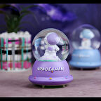 Minik Astronot Işıklı Kar Küresi