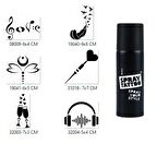 Holiday Tasarımlar Spray Tattoo Geçici Sprey Dövme Seti