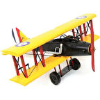 Himarry Dekoratif Metal Uçak Çift Kanatlı VintageEv Ofis Hediyelik