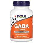 NOW Foods GABA 750 mg 100 Veg Capsul
